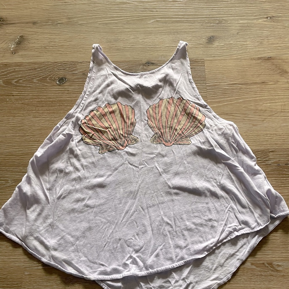 WILDFOX XS Lilac tank top seashell